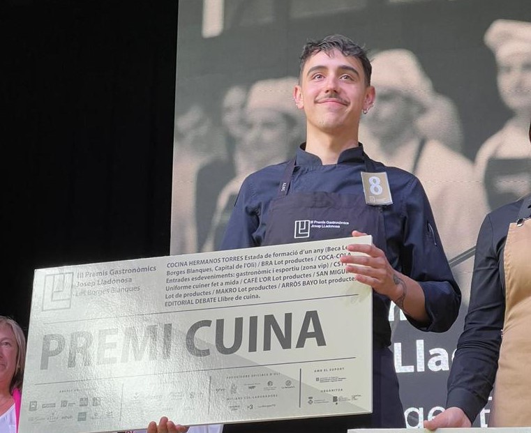 Fotografia de: David Ciurana, guanyador del premi Lladonosa de Cuina | CETT
